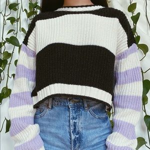 American Eagle striped sweater